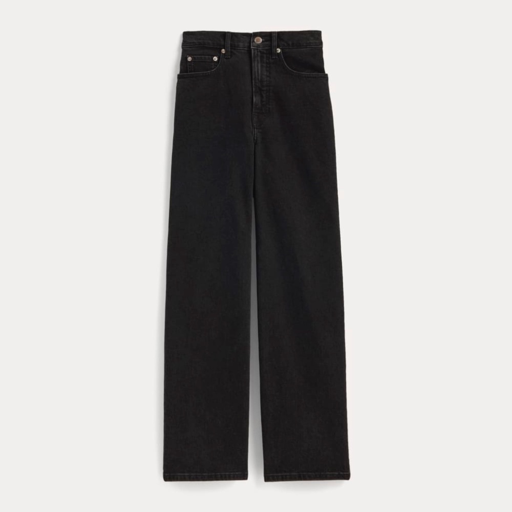 Everlane Women's Way-High® Sailor Jean in Coal, Size 26, Cotton/Denim